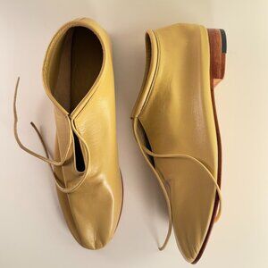 Martiniano Kid Leather Booties (Lichen) 36.5